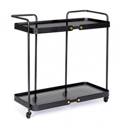 [B0746856] Carrello in vetro 69x34x69 cm