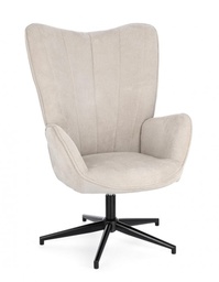 [B0735257] Poltrona in tessuto beige 69x72x106