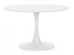 [B0732981] Tavolo Bloom bianco D.120 x 75 h in legno