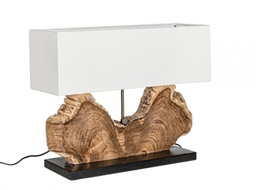 [B0826482] Lampada tavolo Naga bianco 60x20x55h