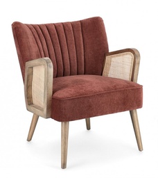 [B0748258] Poltrona virna 64x71x79 cm, mattone