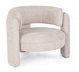 [B0735250] Poltrona beige 94x88x73 cm