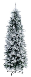 [B0933561] Albero slim innevato D.83x240h mix PE/PVC