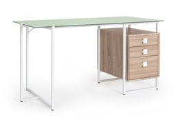 [B0710562] Scrivania bianca 142x69x76 cm