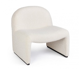 [B0748334] Poltrona bassilla 71x69x72.5h in bouclé