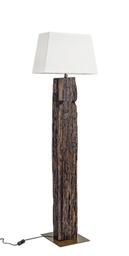 [B0826485] Piantana ottone-bianco h155 45x30