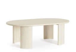 [B0747026] Tavolino ovale in legno 130x80x45