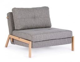 [B0735204] Divano letto 1p grigio 95x96x79 cm