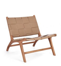 [B0747170] Poltrona lounge pelle 65x79x69 cm