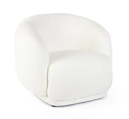 [B0743881] Poltrona Tecla bianco 93x87x73 cm