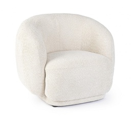 [B0743882] Poltrona Tecla 93x87x73 cm in Boucle
