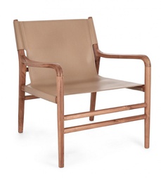 [B0747166] Poltrona lounge 70x72x79 in pelle