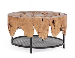 [B0680578] Tavolino in legno D.80 x 45 h