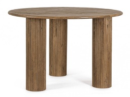 [B0747036] Tavolo Dacca brown D.120 x 77 h in legno