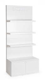 [B0721300] Espositore fragranze 100x46,5x200h in metallo