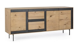 [B0747105] Credenza in legno 200x45x85