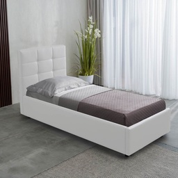 [FZ85183] Letto singolo bianco 94x205x105 cm