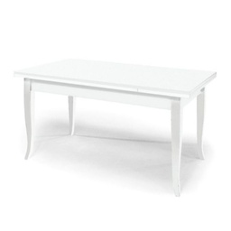 [FZ59555] Tavolo allungabile bianco 140x80
