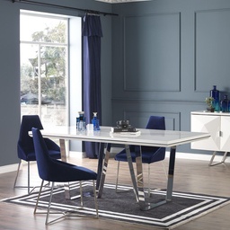 [FZ94605] Tavolo bianco laccato 185x95x78