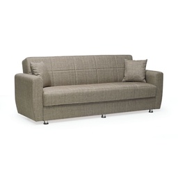 [FZ94866] Divano letto tortora 228x90x89 cm