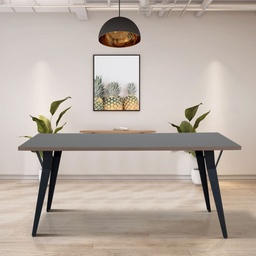 [FZ96409] Tavolo da pranzo 160x80 cm cacao