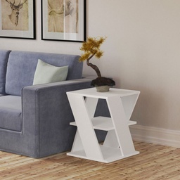 [FZ96900] Tavolino da salotto bianco 45x45