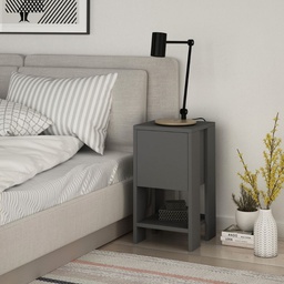 [FZ96910] Comodino antracite 30x30x55 cm
