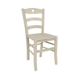 [FZ89025] Sedia decoro crema corda 43x45x88 cm