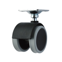 [FZ59715] Ruota pivotante 50 mm nera