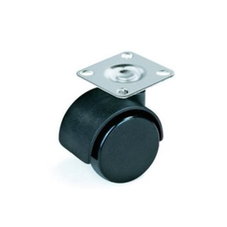 [FZ59713] Ruota girevole 40x40 mm nera