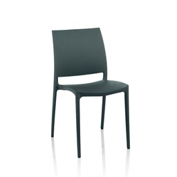[FZ99654] Sedia polipropilene grigio 46,4x53,9x84,5
