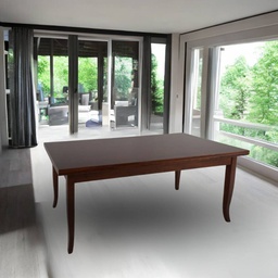 [FZ59558] Tavolo allungabile noce 140x80 cm