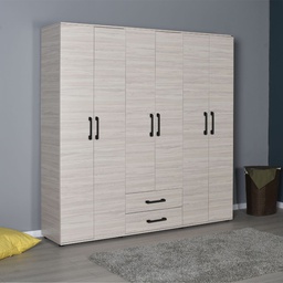 [FZ100588] Armadio rovere 200x45x180 cm 6 ante