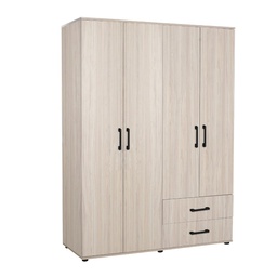 [FZ100589] Armadio rovere 120x41x170 cm 4 ante 2 cassetti