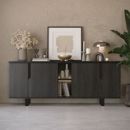 [FZ100788] Madia 205x49x83 cm palissandro nero