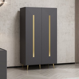 [FZ98154] Armadio multiuso antracite 90x47x164 cm