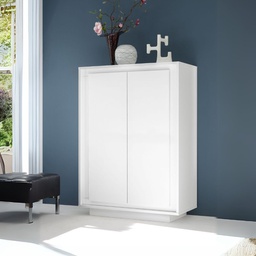 [FZ100776] Contenitore bianco opaco 106x40x146 cm