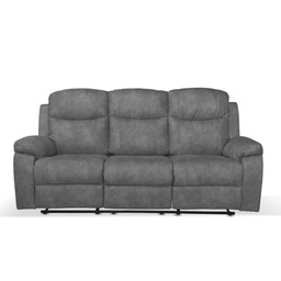 [FZ96391] Divano reclinabile grigio scuro 211x100x90