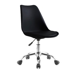 [FZ101092] Poltrona ufficio nera 48x42 cm