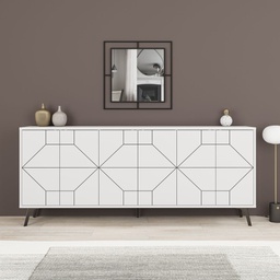 [FZ101355] Madia bianca 183 x 35 x 77.4 cm