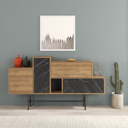 [FZ101334] Madia effetto marmo 160x35,5x90 cm