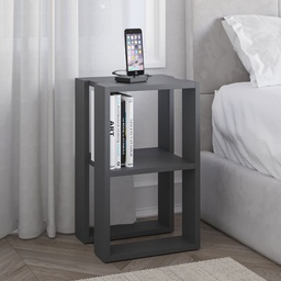 [FZ101339] Tavolino comodino antracite 55x30x34