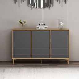 [FZ101153] Madia rovere antracite 150x40x90 cm