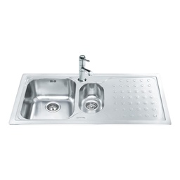 [FZ101546] Lavello inox 100x50 cm 1 vasca