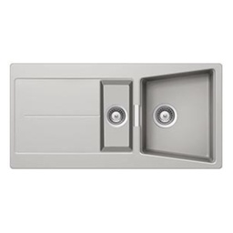 [FZ101553] Lavello 100x50 cm 1 vasca + 1/2 gocciolatoio