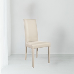 [FZ101195] Sedia beige in ecopelle 47x47x101 cm