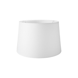 [FZ101487] Lampada da terra in tessuto bianco 38x24.5 cm
