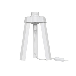 [FZ101497] Lampada da tavolo bianca 15.5 x 22.5 cm
