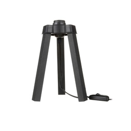 [FZ101498] Lampada da tavolo nera 15.5 x 22.5 cm