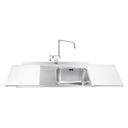 [FZ101689] Lavello 90x50 cm 1 vasca gocciolatoio sinistro